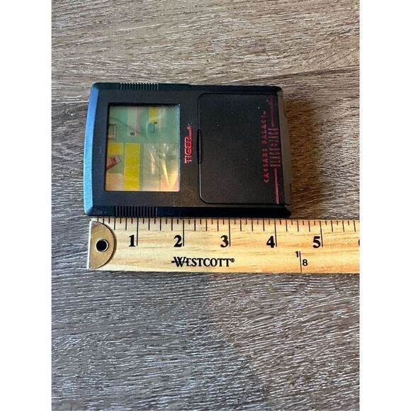 Vintage 1993 Tiger Caesars Palace Blackjack Electronic Handheld Game Works - Picture 8 of 9